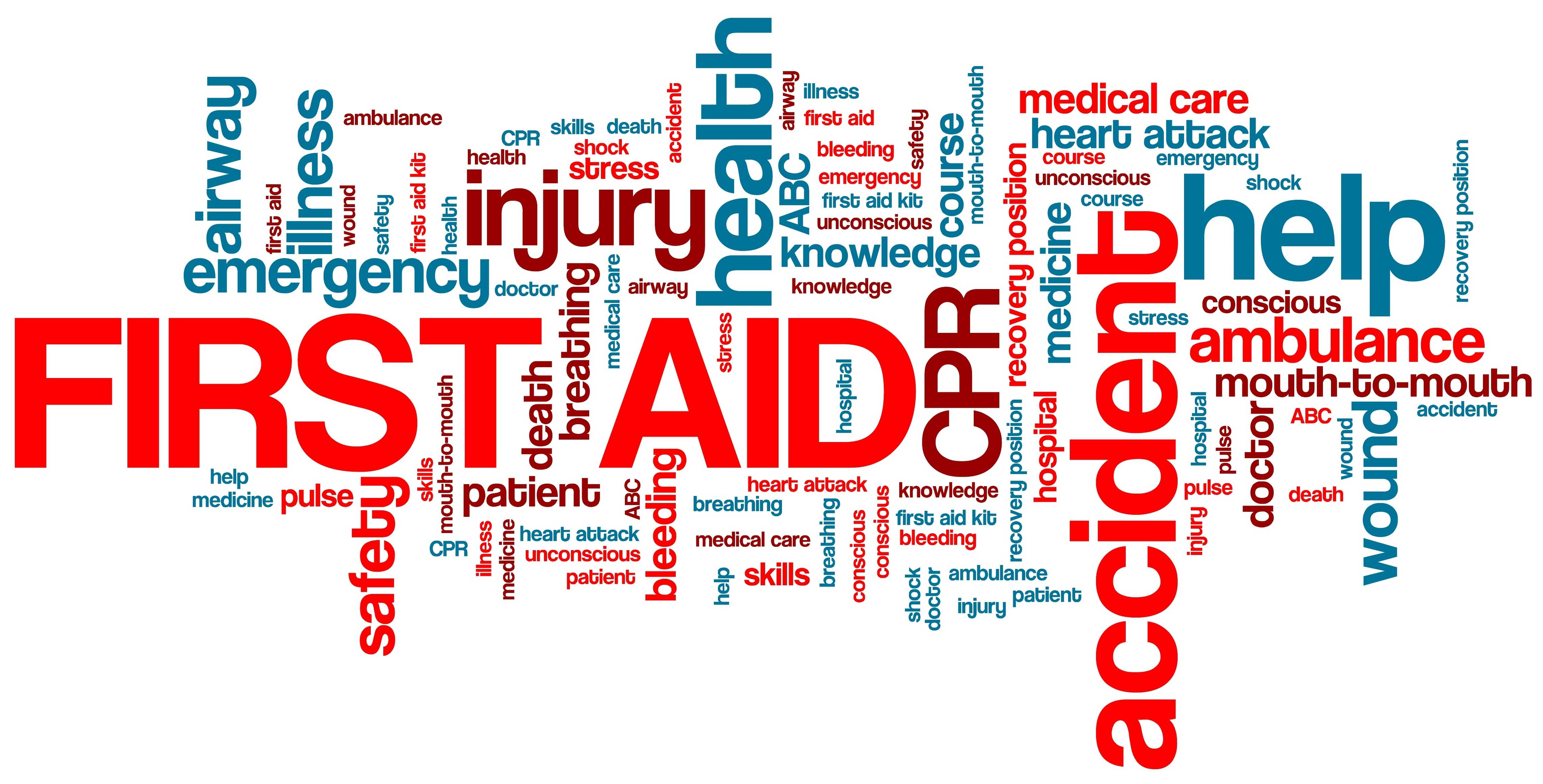 First aid words